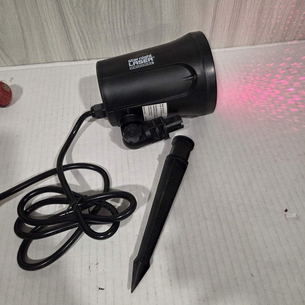 Star Night Laser Original Indoor/Outdoor Red/Green Laser Projector Timer Sensor